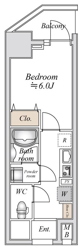 BandoubashiRentalApartment 間取り図