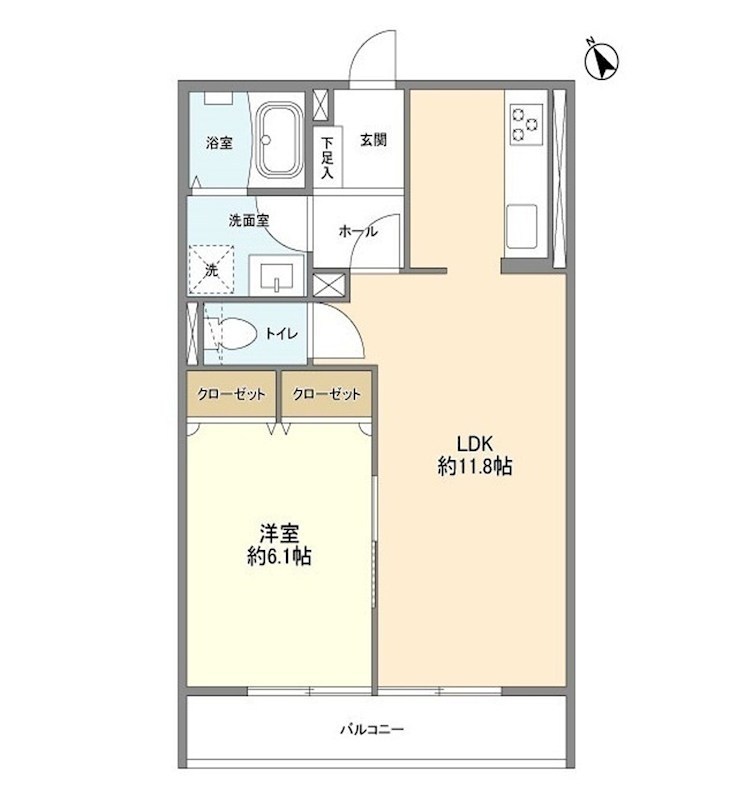 フロイデ野毛山 間取り図