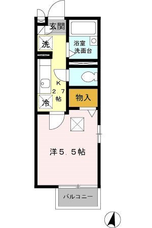 クレスト西戸部 間取り図