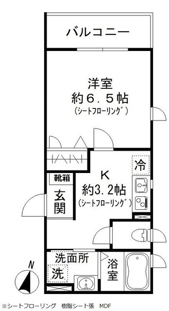 ミエーユ横濱元町 302号室 間取り