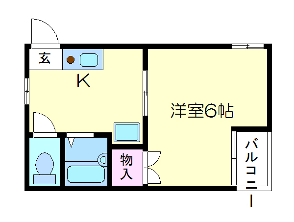 301号室 間取り