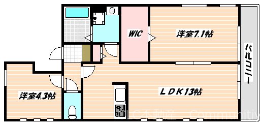 コートベル 間取り図