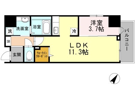 ＹＳＣ横浜ビル 501号室 間取り