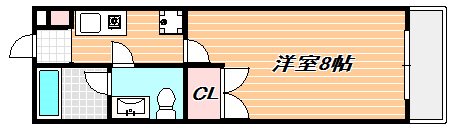 クレオ舞浜Ⅲ 間取り図