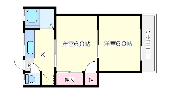 岡村荘 間取り