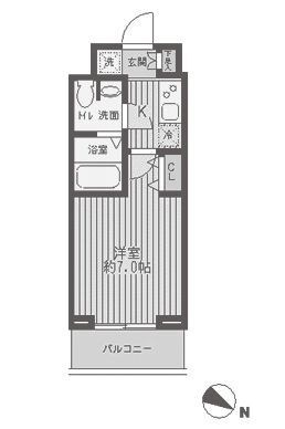 レジディア蒲田 間取り
