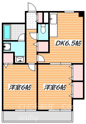 K＆FフラッツⅡ  間取り