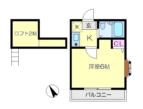 コーポ若葉 間取り