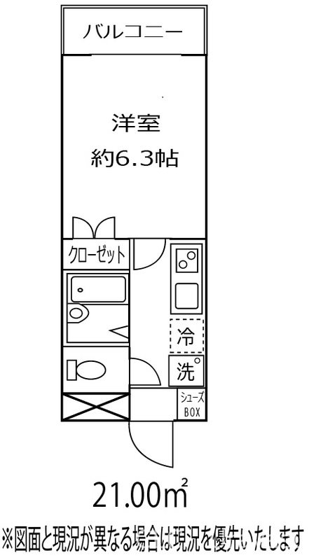 ドミールガーデン南行徳 間取り図