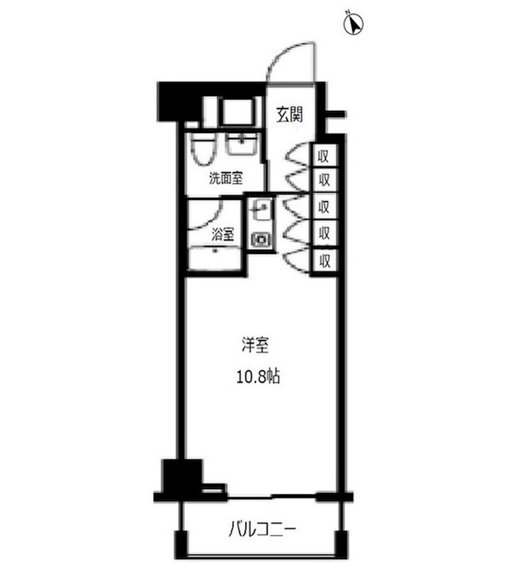 セントラル白楽 303号室 間取り