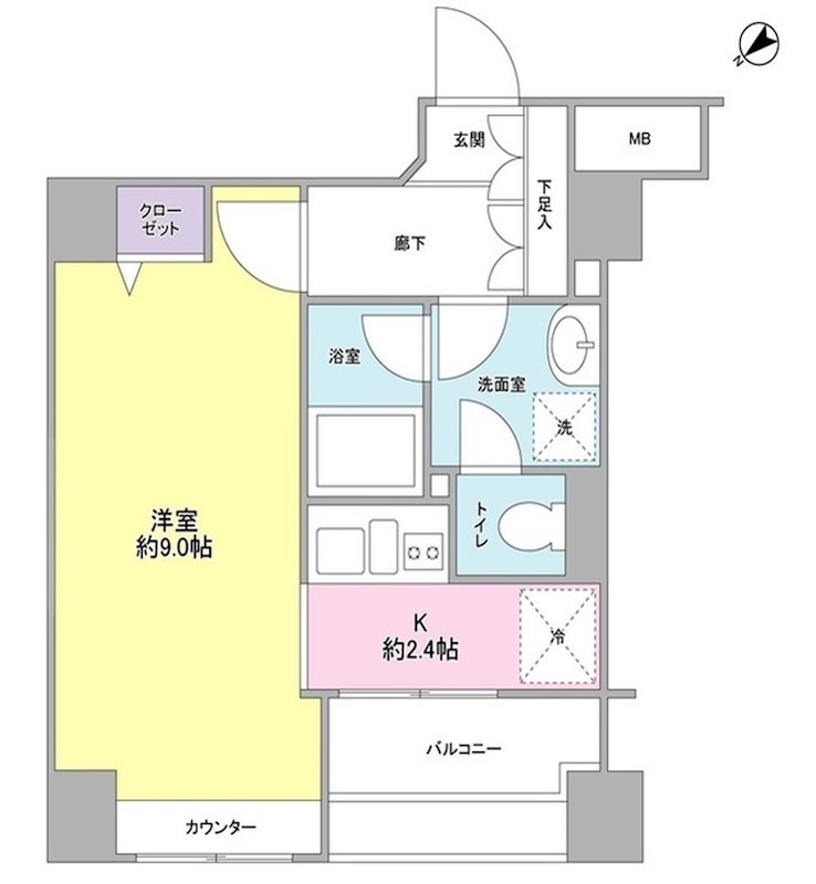 ＡＫレジデンス 301号室 間取り