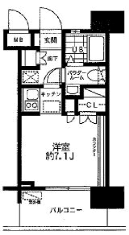 レジディア大森東 間取り
