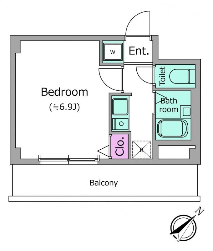 レジディア浦安Ⅱ 間取り