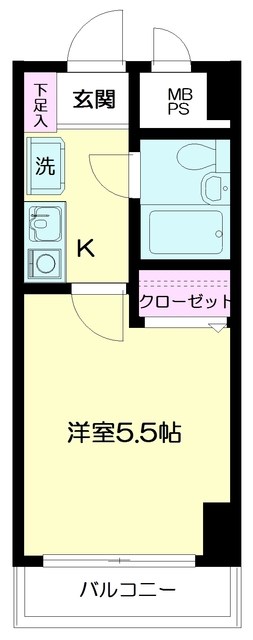 日神パレステージ横浜南 907号室 間取り