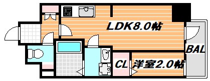 レフィールオーブ南行徳駅前 間取り