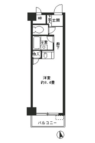 モンテベルデ第２横浜 503号室 間取り