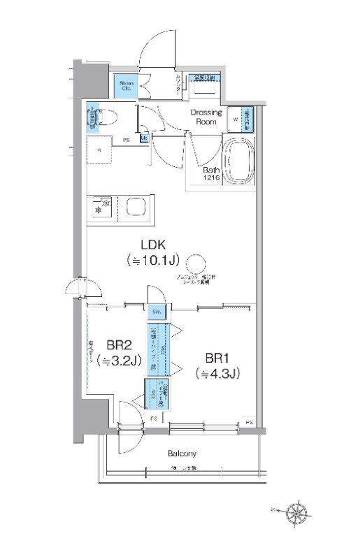 クレヴィアリグゼ西馬込 間取り
