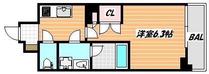 グランカーサ浦安 間取り図