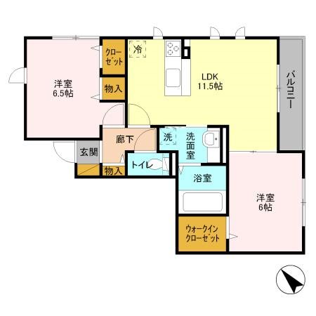 ＳＯＬＡＲＩＣＡ（ソラリカ） 間取り図
