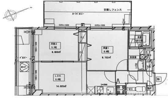 エマーレ舞浜 間取り図