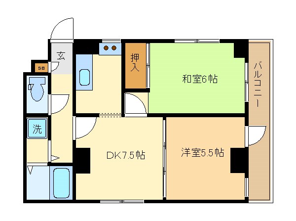 ハクベリー86  間取り