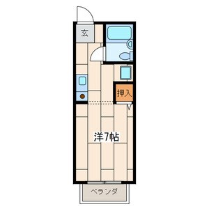 メゾン・ド東白楽 205号室 間取り