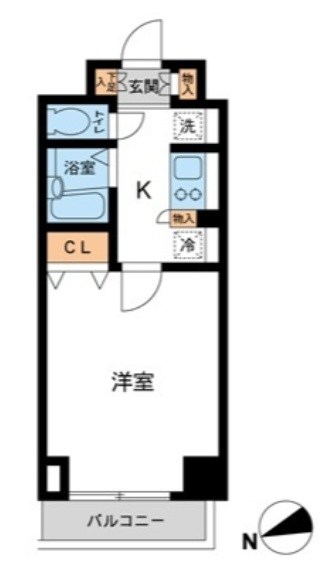 CassiaKawasakiResidence 608号室 間取り