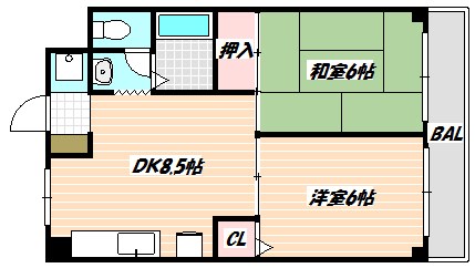 ライフインタカラ 間取り図