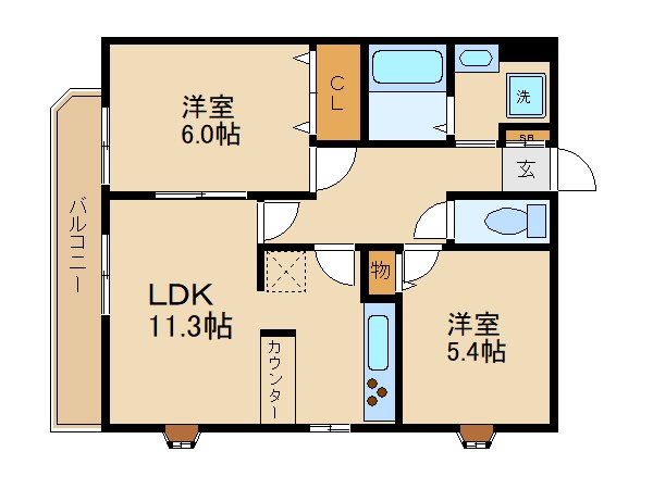 セレノ北寺尾 間取り