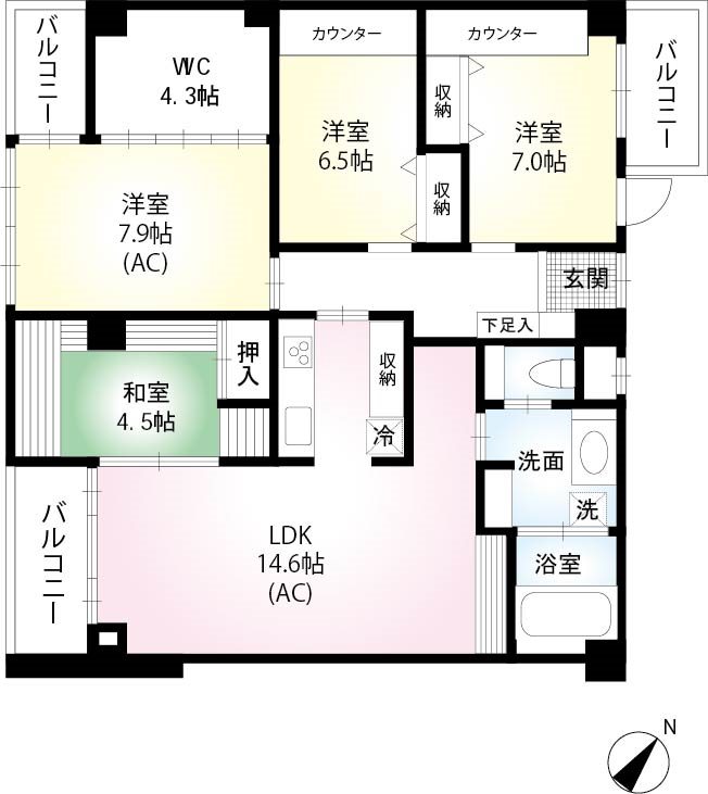 ベルエキップ 間取り