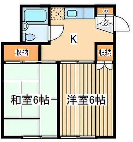 第１０むさしマンションⅡ  間取り