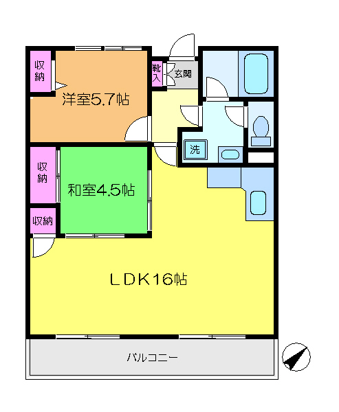シュクレ川崎 間取り