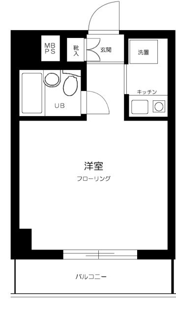ライオンズプラザヨコハマ戸部 404号室 間取り