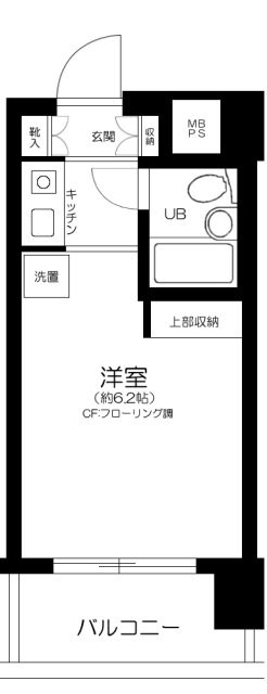 パーク・ノヴァ横浜阪東橋 1009号室 間取り