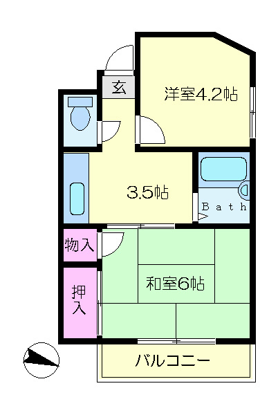 若林ビル    間取り