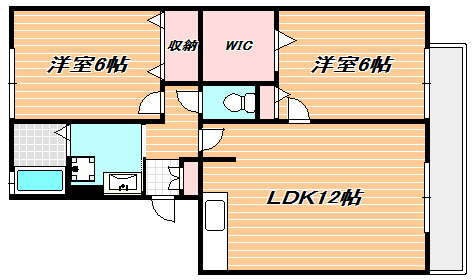 ラ・グランドゥール 間取り図