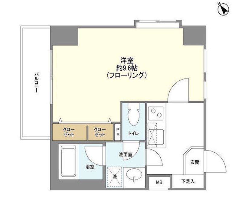 アール・ケープラザベイサイドヴュー横濱 206号室 間取り