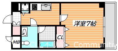 南海サザンコート行徳 間取り図