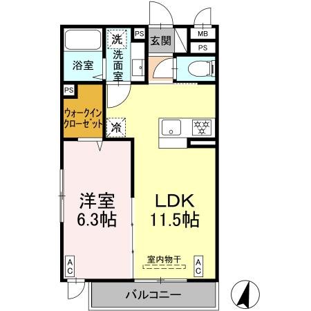 D’Tribute 横濱鶴見 間取り