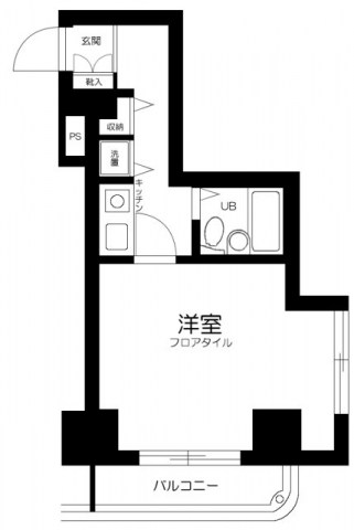 横浜平沼ダイカンプラザ三号館 807号室 間取り