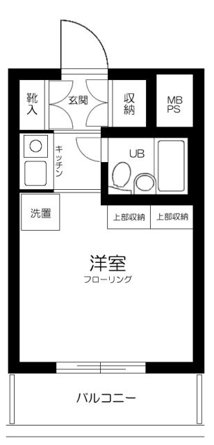 パーク・ノヴァ横浜阪東橋 1104号室 間取り