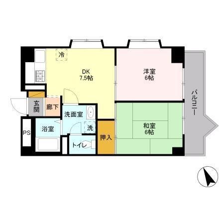 メゾンラフォーレⅡ 間取り図