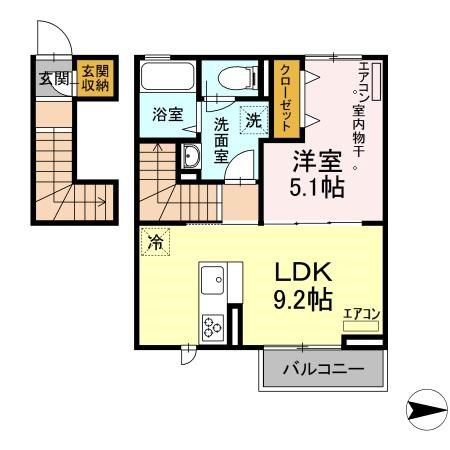 メゾンフォレストⅦ 間取り図