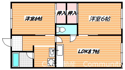 ハイム広尾 間取り図