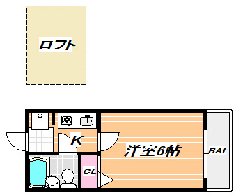 ローズアパートＡ棟 間取り