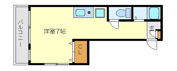 ステラ東門前  間取り図