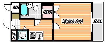 ローズガーデンＡ47番館 間取り
