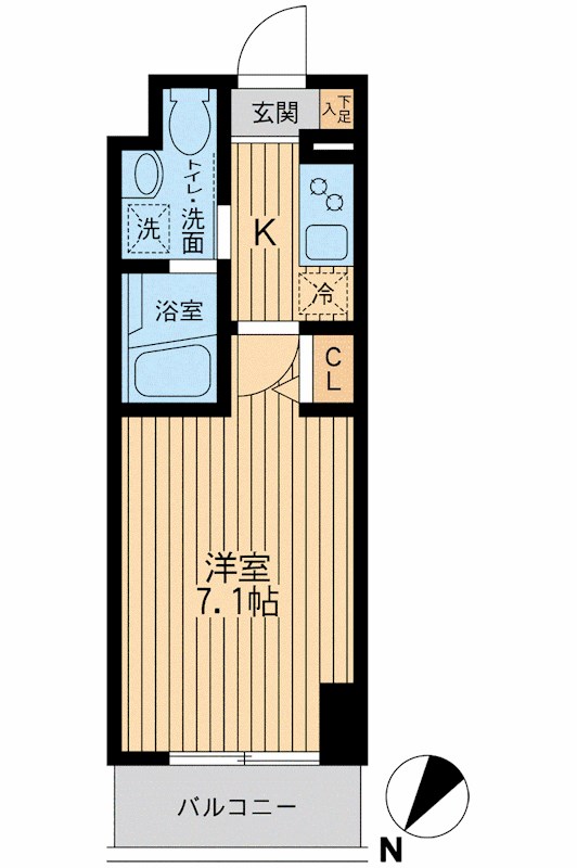 ＨＦ関内レジデンス 207号室 間取り