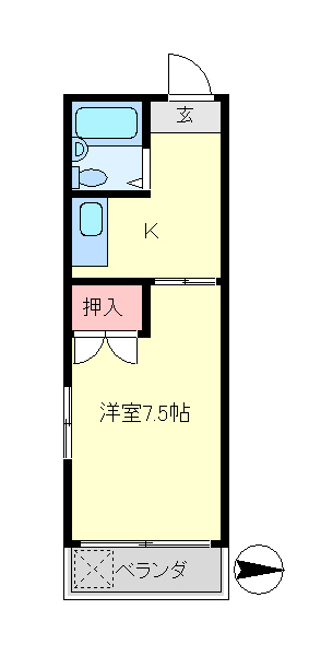 グリーンＳＡＭＩＲＥ 間取り