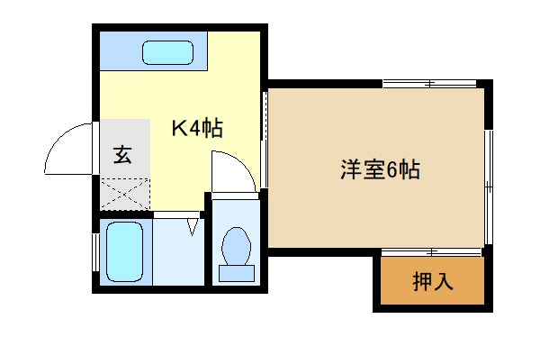 内田コーポ 間取り